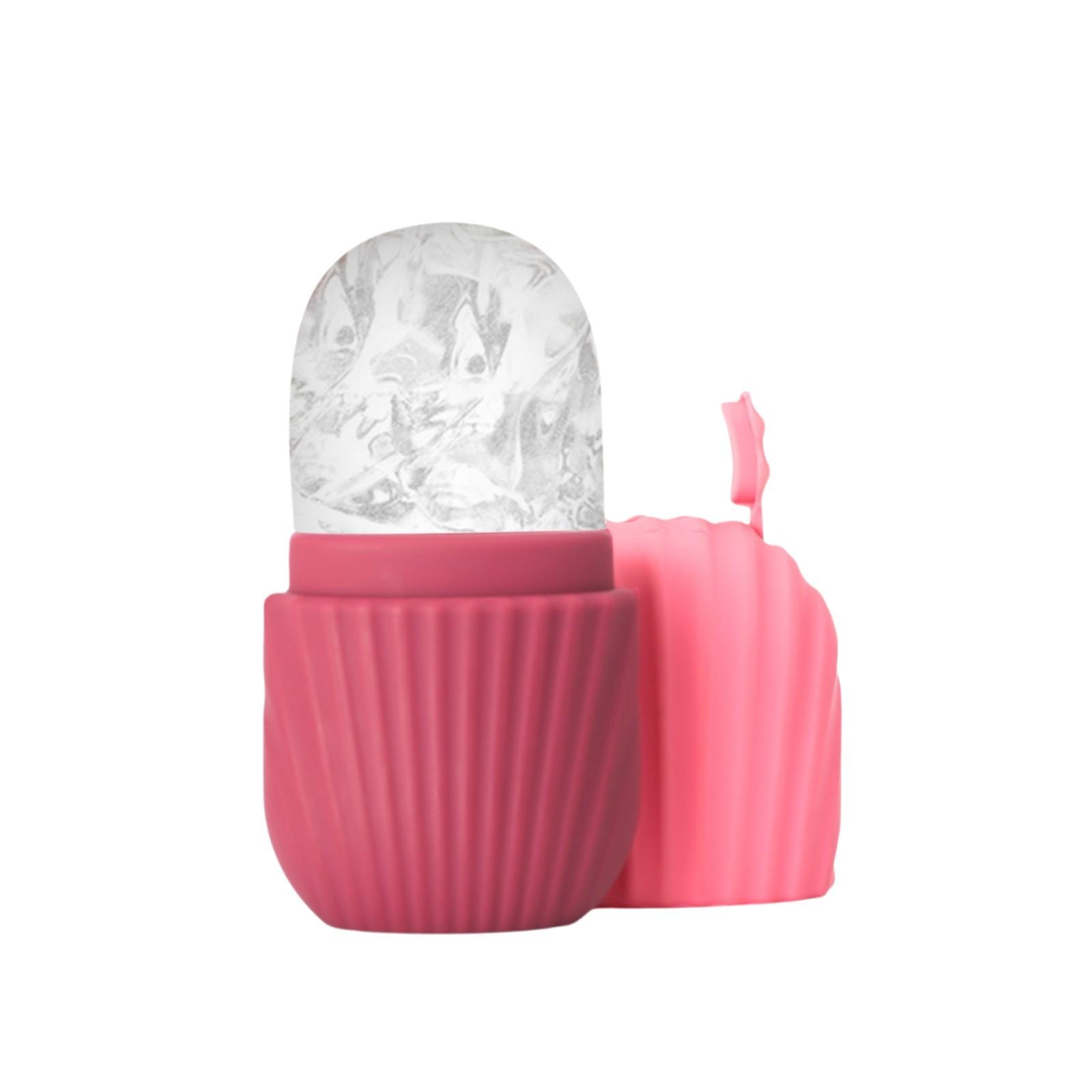 

Поднос для льда для лица, Массажный силиконовый поднос для льда Портативный уход для сужения пор лица Форма для льда One Size