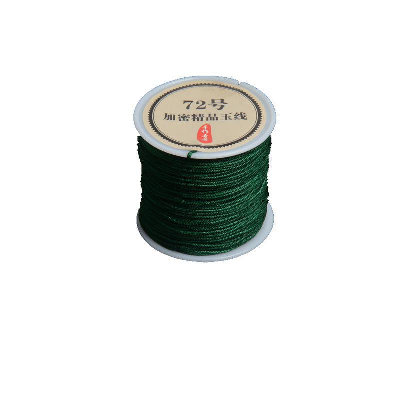

45meters/roll 0.4 0.6 0.8 1 mm Round Nylon Braided Cord Beading Rope String For Diy Bracelet Necklace Findings Jewelry Making 0.4mm 45meters