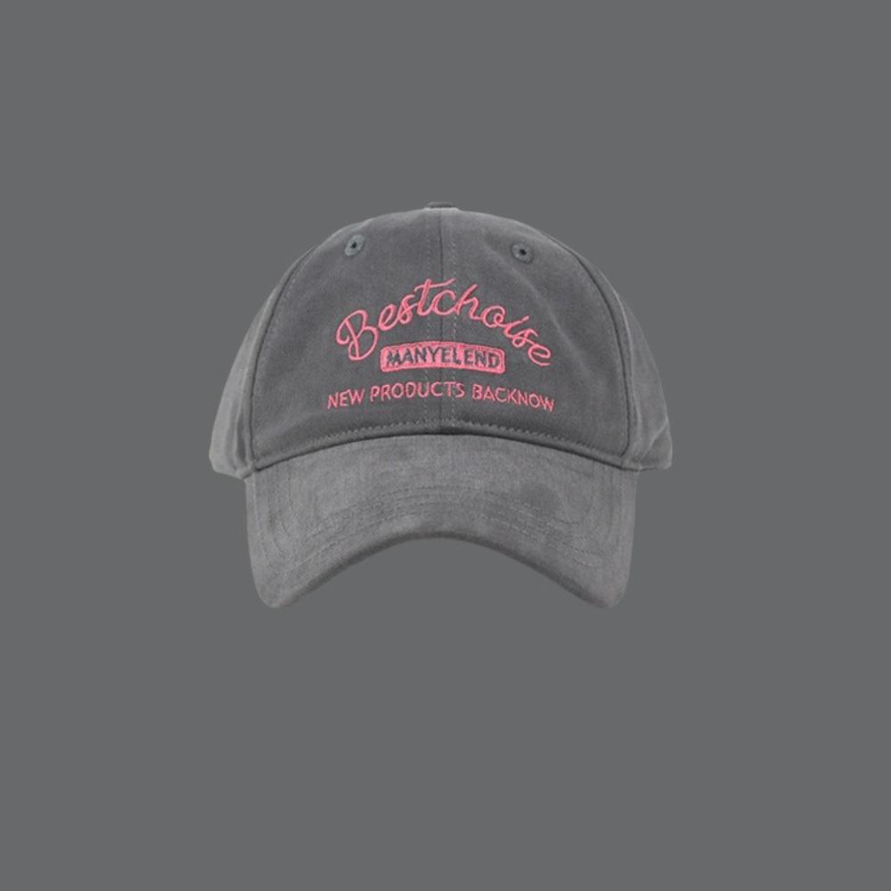 Letter Embroidery Baseball Cap Cotton Duck Tongue Hat New Sun Visors  Women