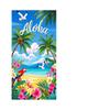 New Summer Hawaiian Door Banner: Beach Party & Festival Photo Backdrop Decoration