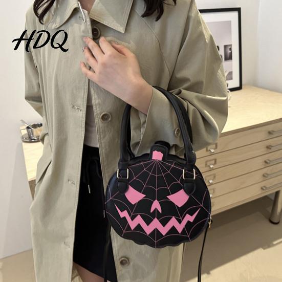 Casual Halloween Decor Pumpkin Purse Women Novelty Crossbody Bag Spooky Cute Purse Handbag for Trick or Treat