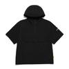 Nationalgeographic Adélie Lightweight Woven Stretch Short Sleeve Anorak Carbon Black