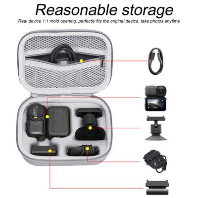 Action Camera Carrying Case for DJI OSMO Nano Portable Travel EVA Hard Shell Cover Sports Camera Accessories Protective Storage Bag
