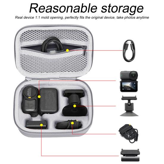 Action Camera Carrying Case for DJI OSMO Nano Portable Travel EVA Hard Shell Cover Sports Camera Accessories Protective Storage Bag