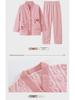 Couple's Winter Pajamas: Thick Plush Coral Fleece Set for Men and Women