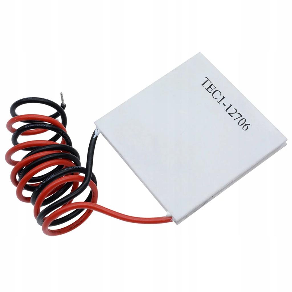Rosfix Ogniwo Peltiera TEC1-12706 40x40mm – Chłodzenie i Grzanie | Napięcie 0–15.5V | Moc 60W, Temperatura Pracy -55°C do 83°C