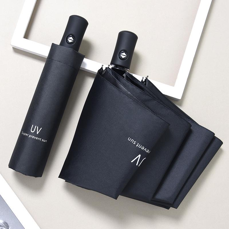 Faltbarer Regenschirm mit UV-Schutz und individuellem Logo für Regen oder Sonnenschein