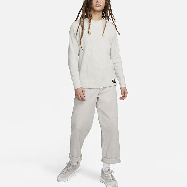 Nike Casual Pants Men's Light Gray Moderate Straight Fit Pants FD0405-012