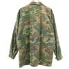 US ARMY 60s 70s Vintage 5th Brown Leaf Camo Pattern Jungle Fatigue Jacket Men's Used