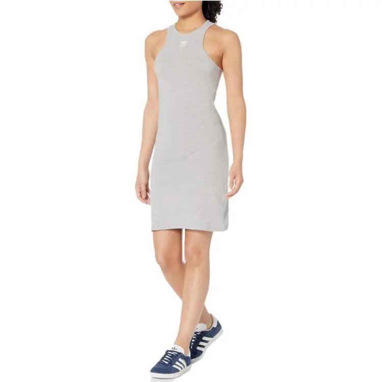 adidas originals Essential Short Sleeveless Dress Women Gray