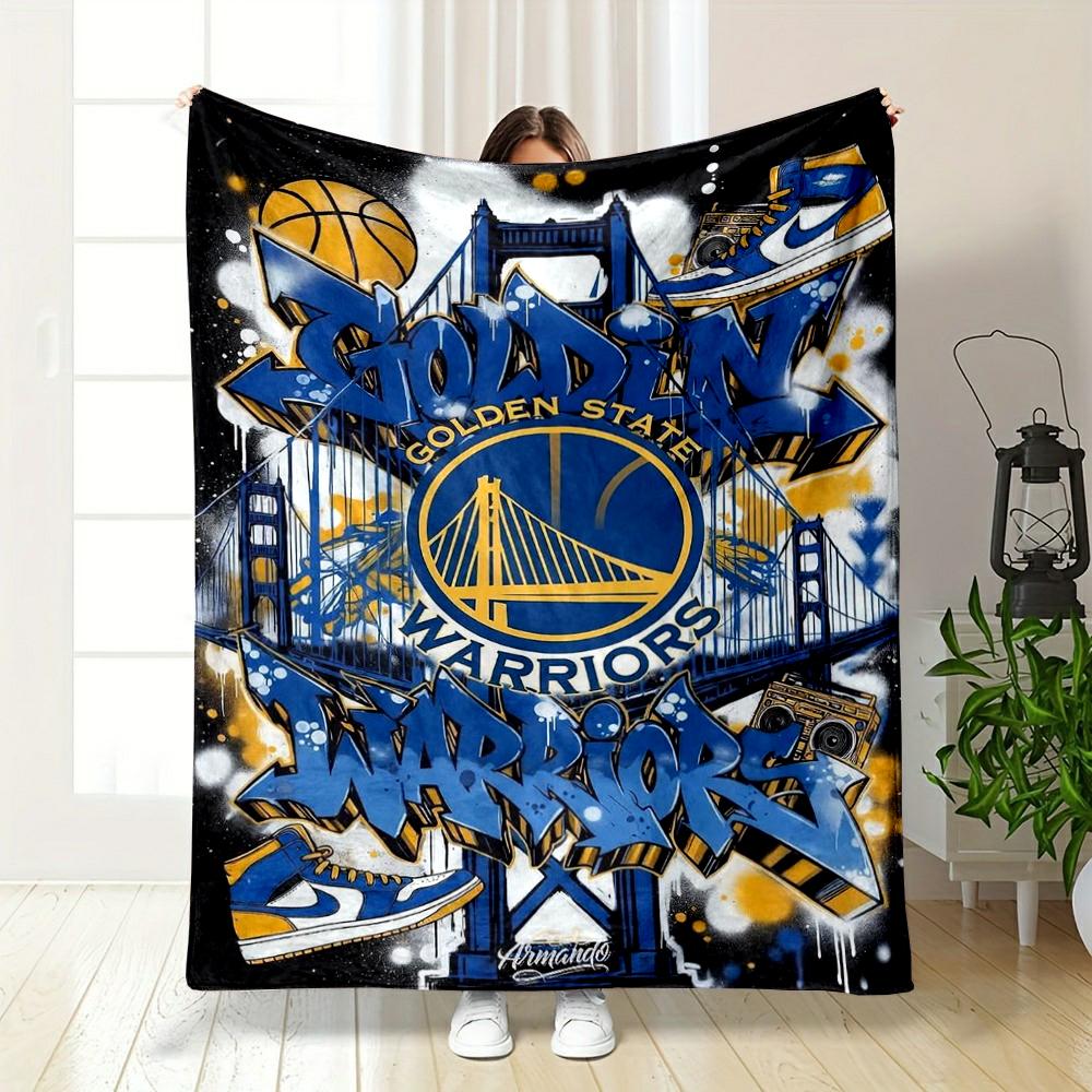 Real Madrid Crown Wings Set Designed Flannel blanket for bedroom, living room, sofa, and nap