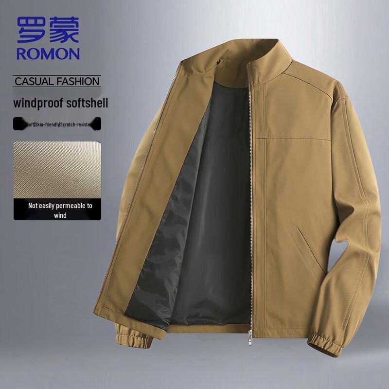 

ROMON Men s Business Executive Stand-Collar Jacket L