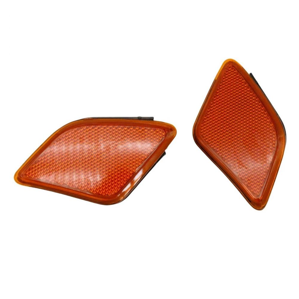 Pair Front Side Marker Corner Light Shell For Mercedes Benz S400 2010-2013