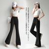 Flare Comfortable and Versatile for and Relaxed Flare Office Lady [MSFQSNB] Women's Pants, Stretchy, Spring, Summer, Fall, Hip-Lifting Trousers,