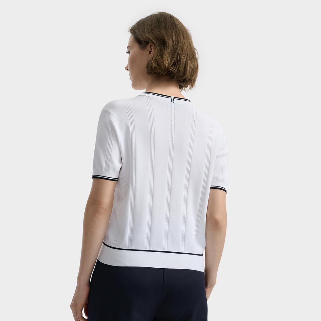 New FILA WHITE Knitwear Women's Cloud White F11W533412F-WT