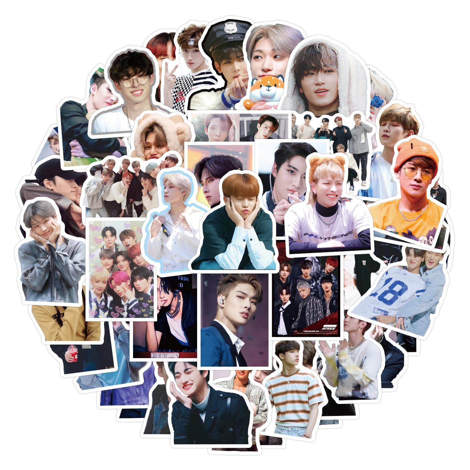 Korean Boy Band Graffiti Stickers: 55/110 Sheets for Notebooks & Suitcases