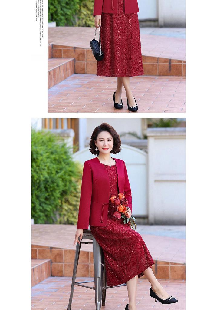 2026 Spring & Autumn Mother-in-Law Formal Wedding Dress Suit Skirt