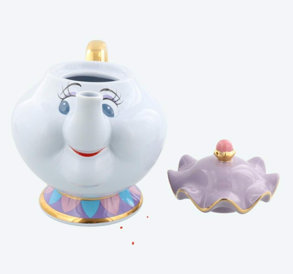 Disney Resort Exclusive and the Potts Teapot "Beauty Beast" Mrs.