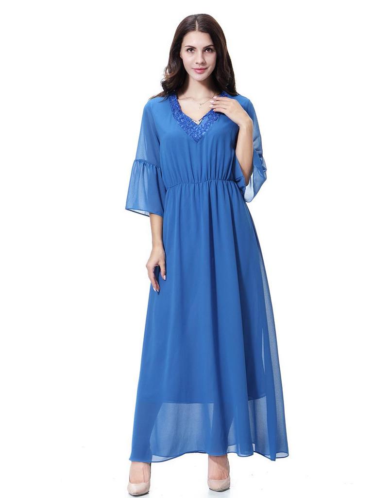 Blisko-wschodni i malezyjski damski długi szlafrok, TH925