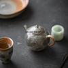 Exquisite wooden fired porcelain teapot Japanese ink dragon household tea pot with filter Kung Fu tea set craft gift