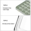 Ice Cube Tray with Lid And Bin Press-Button Release Ice Mold for Freezer