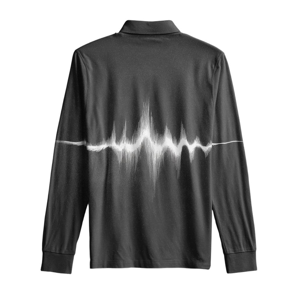 Men's Casual Retro Small V-neck Long-sleeved Top