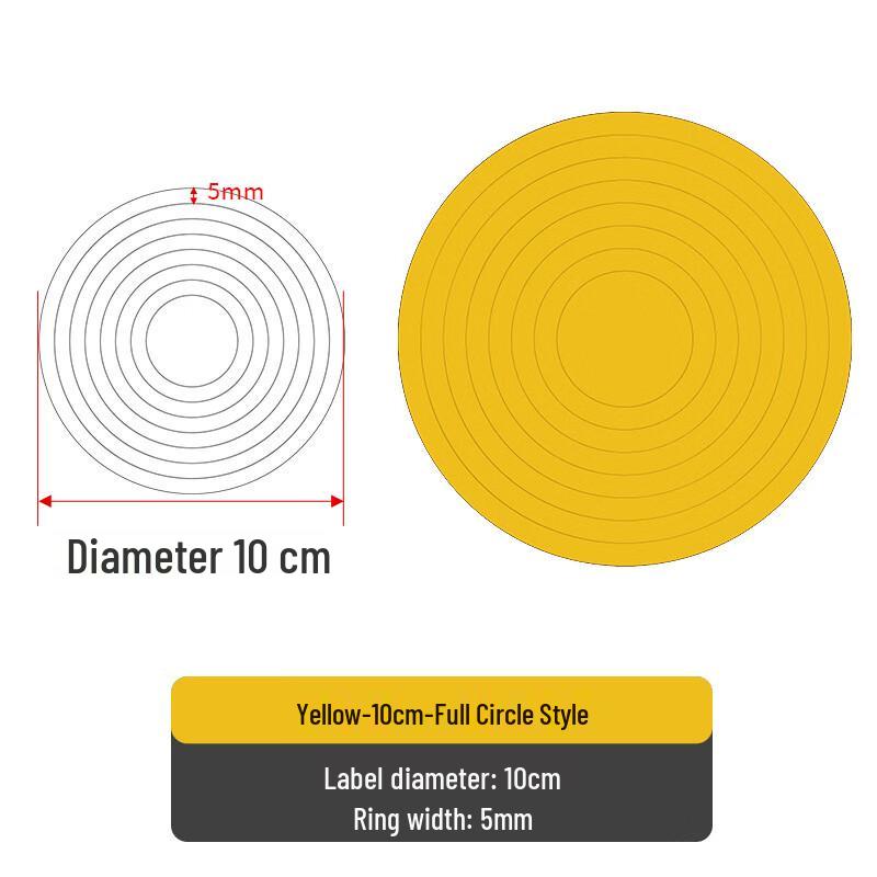 WEZHO Reflective Waterproof Pressure Gauge Sticker