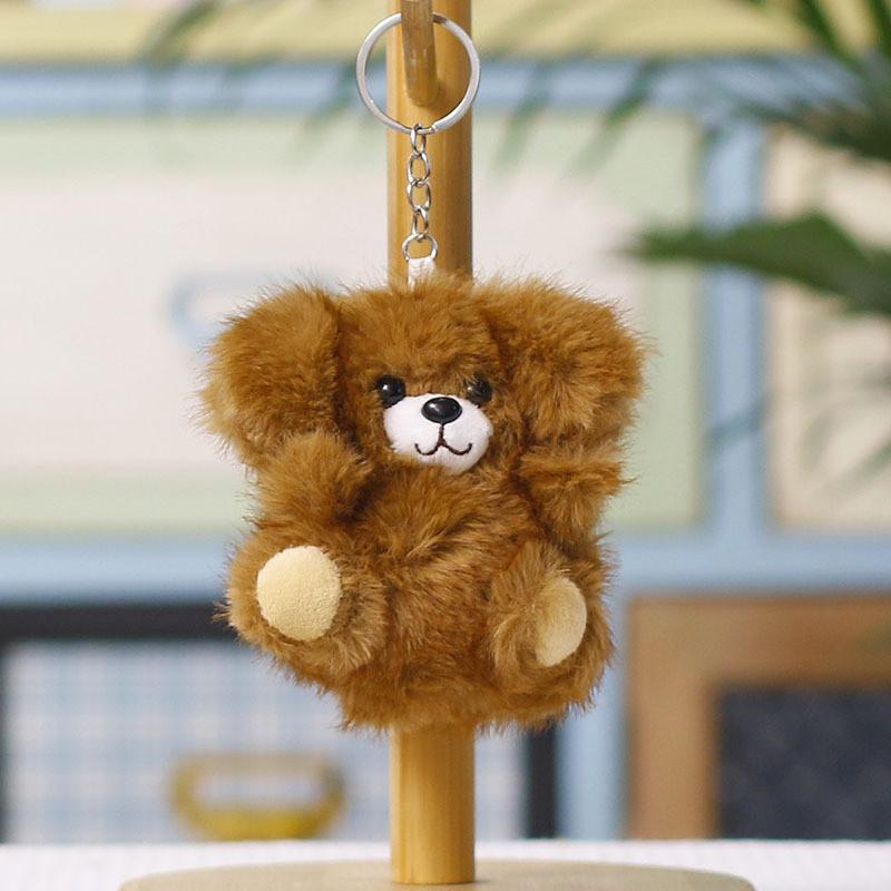 Plush Bear Keychain With Pp Cotton Filling For Kids And Adults