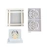 2pcs Creative Celtic Knot Candle Holder Silicone Mold Set Sturdy Display Ornament Mould for DIY Crafts and Home Decors