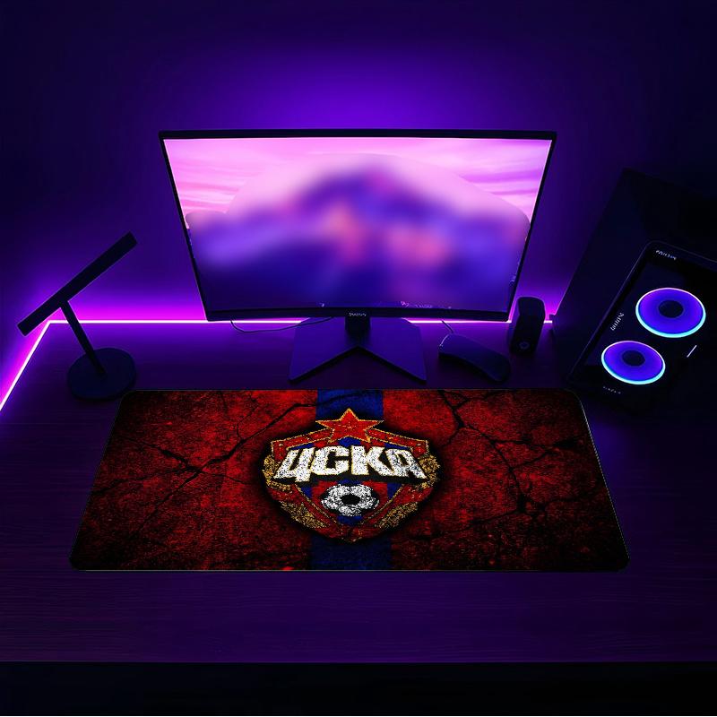 CSKA Moscow (86) Mouse pad with a non slip rubber base suitable for home offices and an ideal gift for gamers