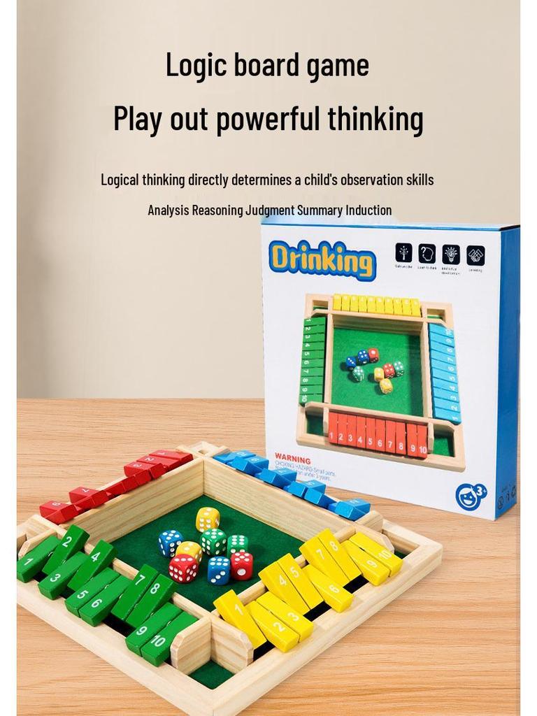 Tiger Flip: Digital Four-Sided Card Game - Multiplayer Party Fun & Educational Toy.