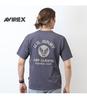 AVIREX FADE WASH EMBROIDERY T-SHIRT U.S.AAC Men's L Charcoal 783-5134025