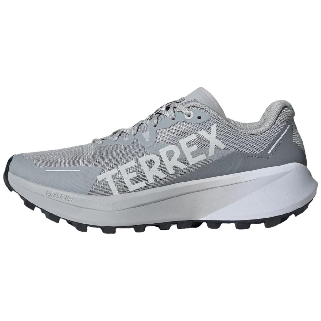 Adidas Terrex Agravic 3 Anti Slip Wear Resistant Low Top Running Shoes Men's Light Gray Sneakers JR5244