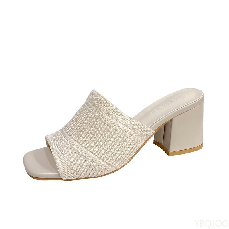 2025 new Slippers Trendy comfortable mesh Shoes Casual non slip cool slippers Outdoor open toed fish mouth shoes Zapatos