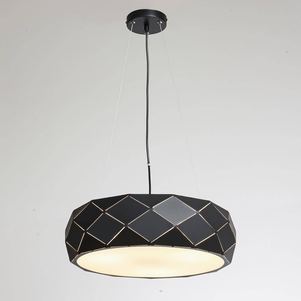 Lampa Wisząca Reus 3 E27 Czarny Light Prestige Lp-8069/1P Bk