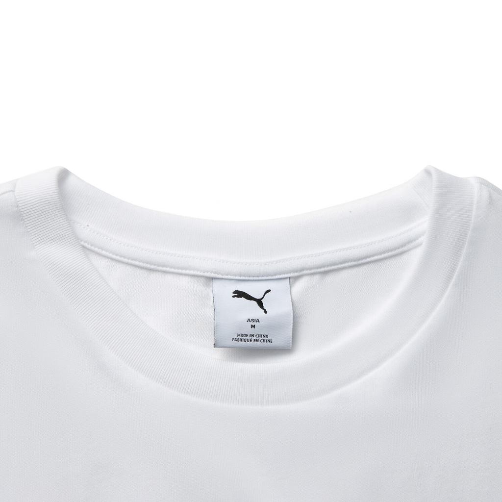 New PUMA T Shirts Unisex White 692488-02