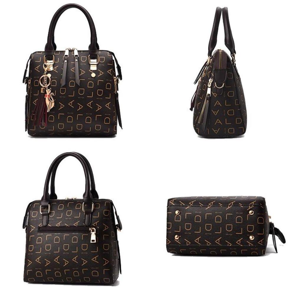(brown, 24*13*23cm) Luxury Handbags Women Bags Designer Brand Women Leather Bag Handbag Shoulder Bag for Ladies Sac a Main Ladies Hand Bags