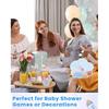 60PCS Clear Clothes P for Baby Shower Games Boy Girl, Transparent Acrylic Clothes Pin Bulk, 1.4'' Mini Clothesp for Photos, DIY Crafts, Baby Shower