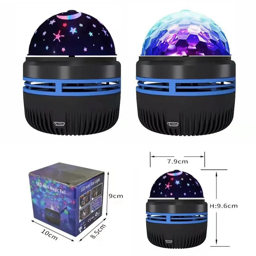 Galaxie Stern LED Projektor Nachtlicht USB 5V Mini Party KTV Geburtstag Tanzen Disco Bühne Drehend Für Zimmer Weihnachtsdekoration