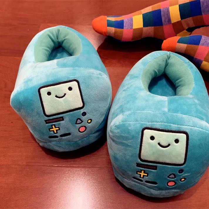 Fashion 2025 Cute Cotton Winter Women Indoor Slippers Baogen Cotton Mopping Home Non-slip Slippers With Quiet And Warm Couples Shoes