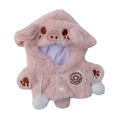 Niannyyhouse 10cm 20cm Plush Toy Clothes - Pig, Bear, Jacket, Hoodie, Cotton Doll Clothes, Dress-up, Accessories (a3, 10cm)