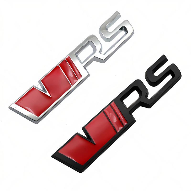 VRS Custom Metal Car Decal for Skoda Octavia/Fabia