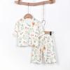 Youkesi Mädchen Klimatisierte Sommer-Pyjamasets, Alter 3-15, Größe 80-160cm, Set mit 3/4-Ärmel und Hose