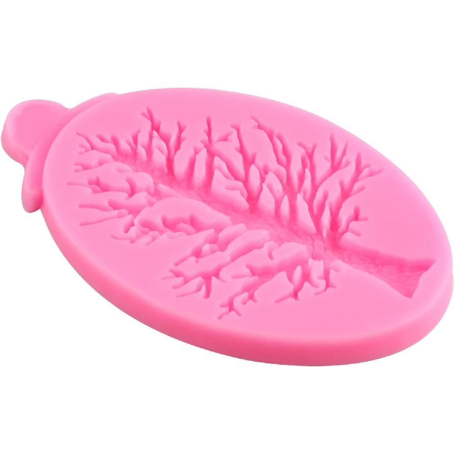 ZiXiang Christmas Tree Fondant Cake Silicone Mold For Xmas Birthday Party DIY Cake Decorating Cupcake Topper Polymer Clay Candy Chocolate Gum Paste