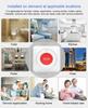 SOS Alarm Button for Elderly - WiFi Remote Control Via Tuya App