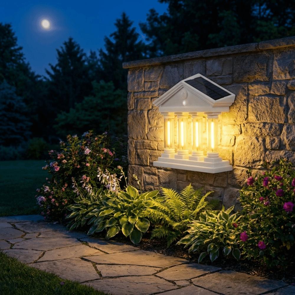 Steady Bright Illumination Solar Wall Lamp High Bright Home Exterior Light Outdoor Spaces