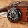 Creative Compass Pocket Watch Hollowed Out Classic Flip Compass Outdoor Hiking Chain Pendant Men Women Pocket Watch Reloj