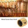 4 Pcs Durable Dome Knob Volume Tone Control Replacement Parts for Electric Guitar Bass(Gold)
