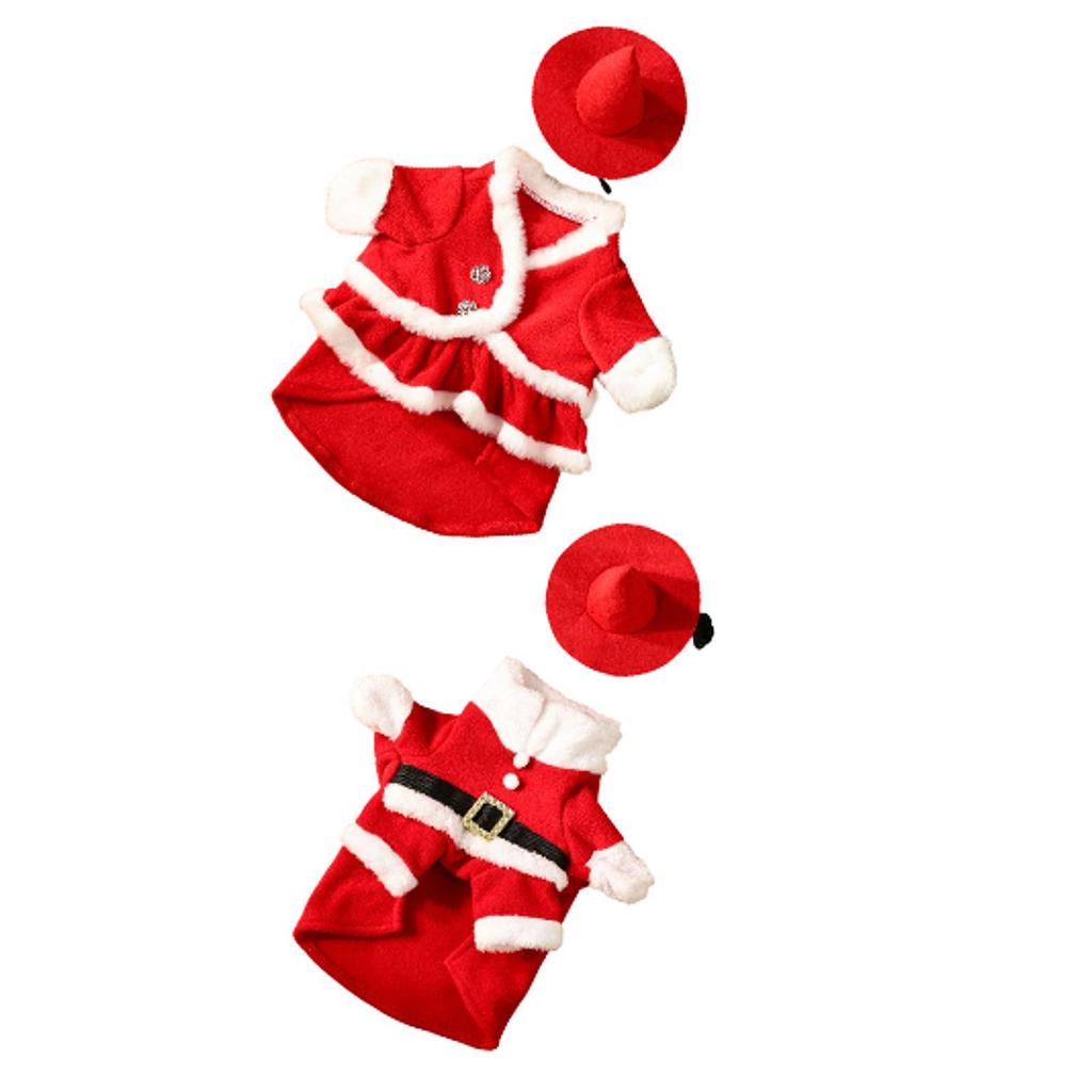 Christmas Porch Goose Figurine Outfit Funny Unique Porch Goose Statue Clothes Decoration for Party Garden Landscape Indoor Patio