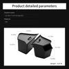 Smabee (Berlin Version Only) for Tesla Model Y Juniper 2025 2026 TPE Rear Trunk Storage Bins Cargo Side Organizer Box Black